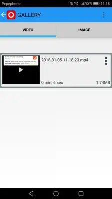 Video Screen Recorder android App screenshot 2